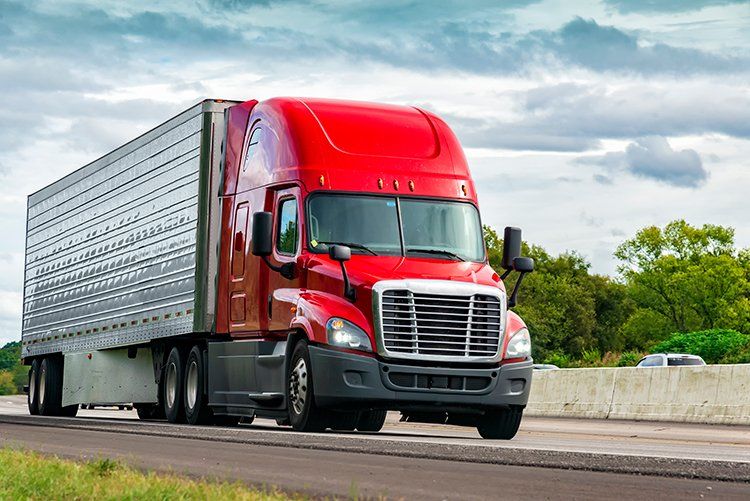 Red Semi Trailer — Holland, MI — Accurate Equipment Red Semi Trailer — Holland, MI — Accurate Equipment