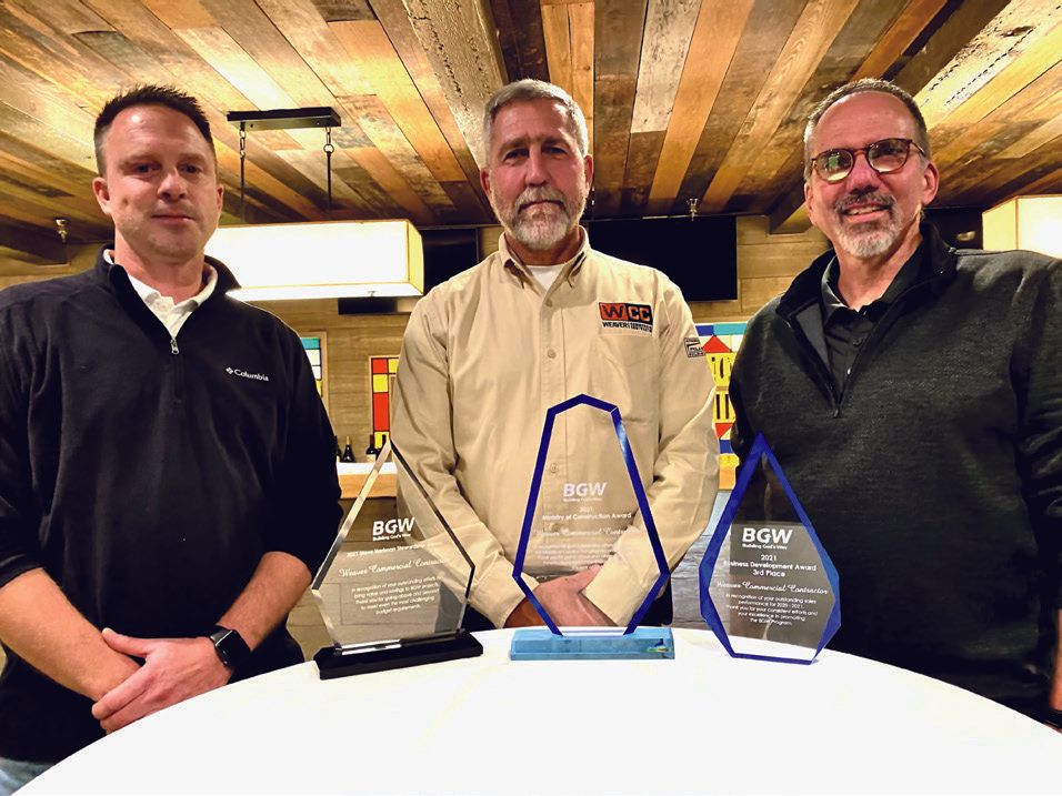 Ron Weaver and David Hershey receive multiple awards from BGW presented by Josh Felix