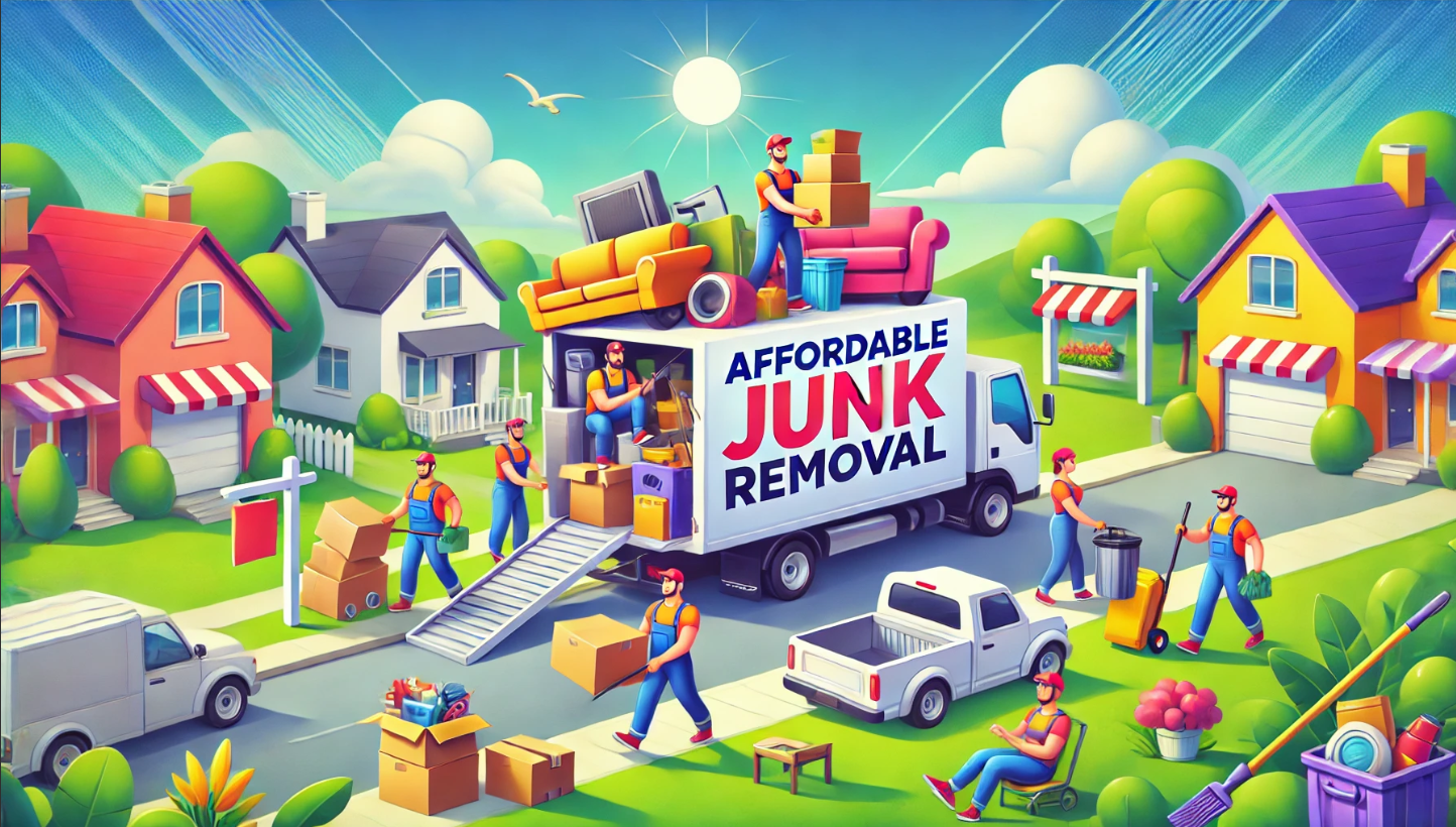 Affordable junk removal service header image