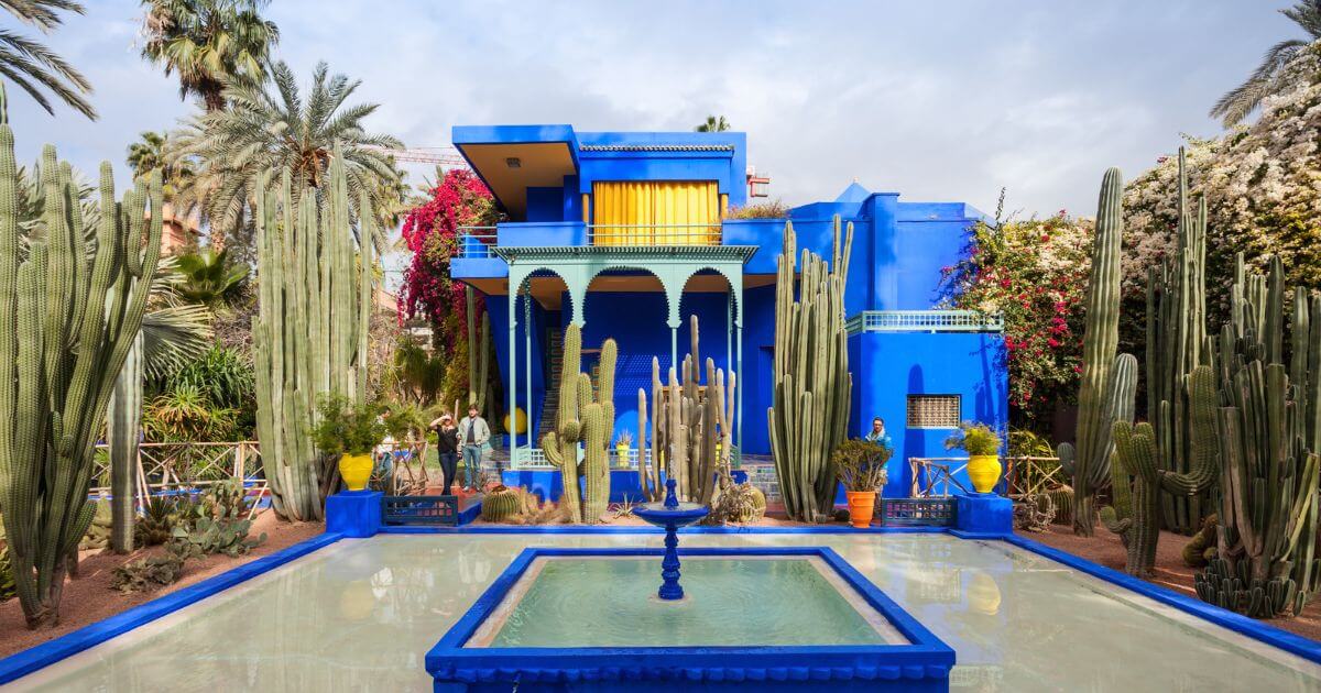 the gardens of majorelle