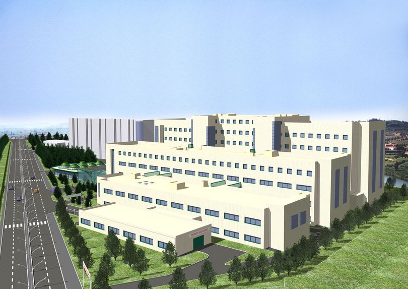 Modello di struttura di una casa in legno su progetti architettonici.