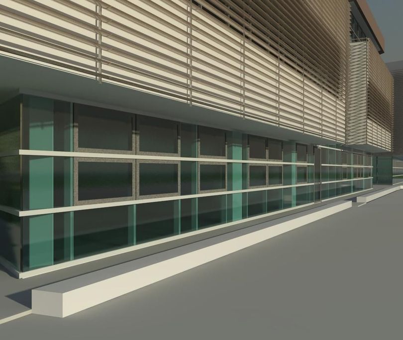 Interno di un cantiere con struttura metallica a vista, cablaggio e controsoffitto in cartongesso parzialmente installato.