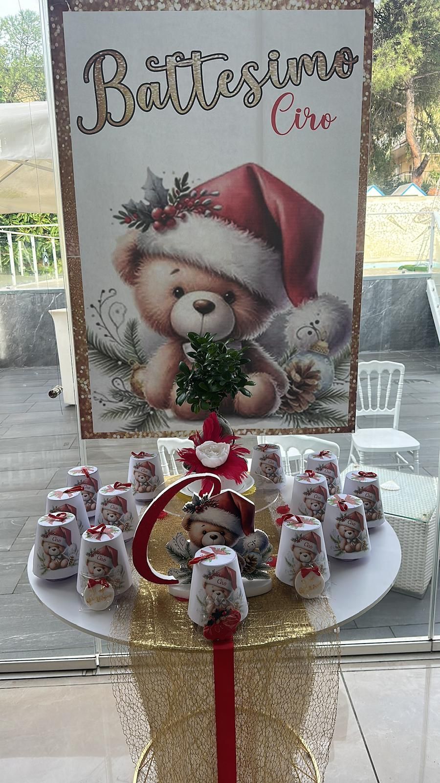 Battesimo a Villa la Colombaia