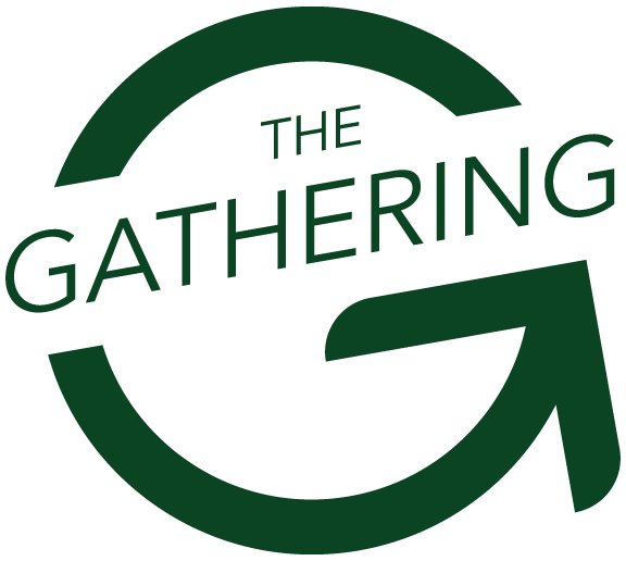 Dark green logo with