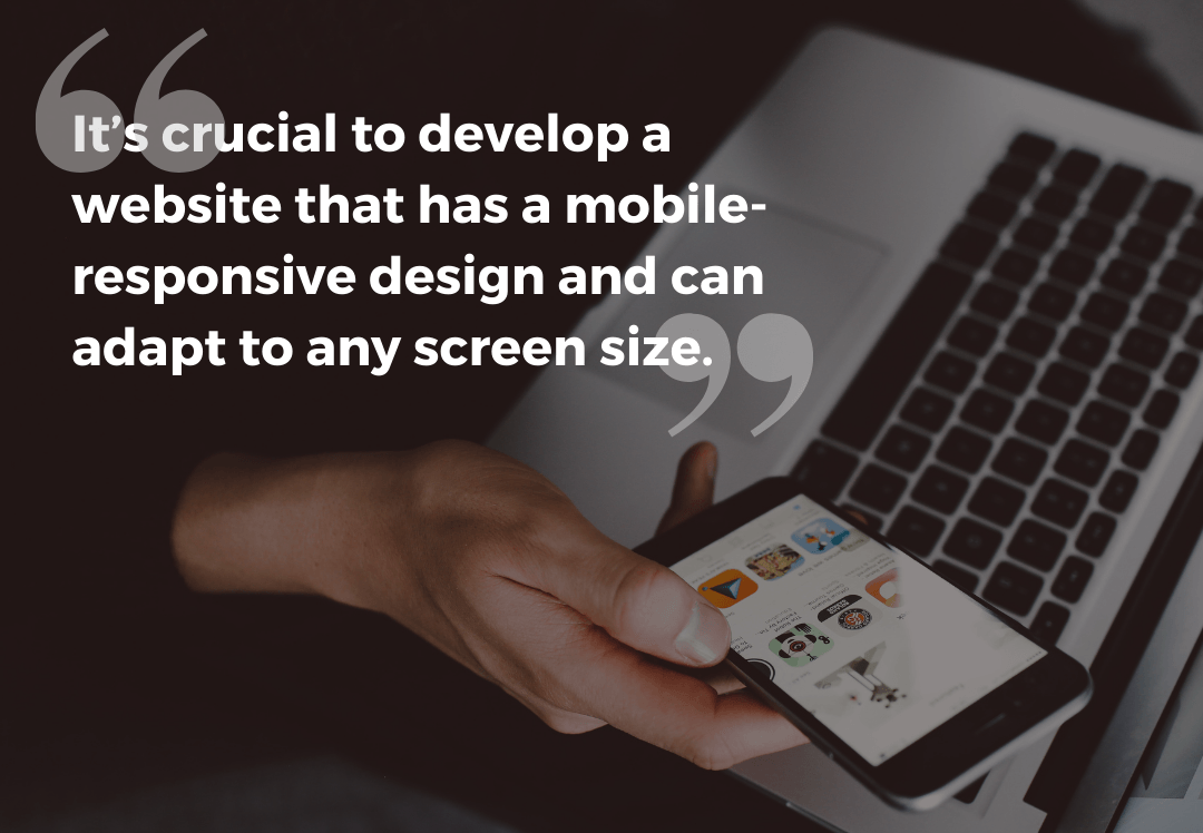 develop website that has a mobile responsive design