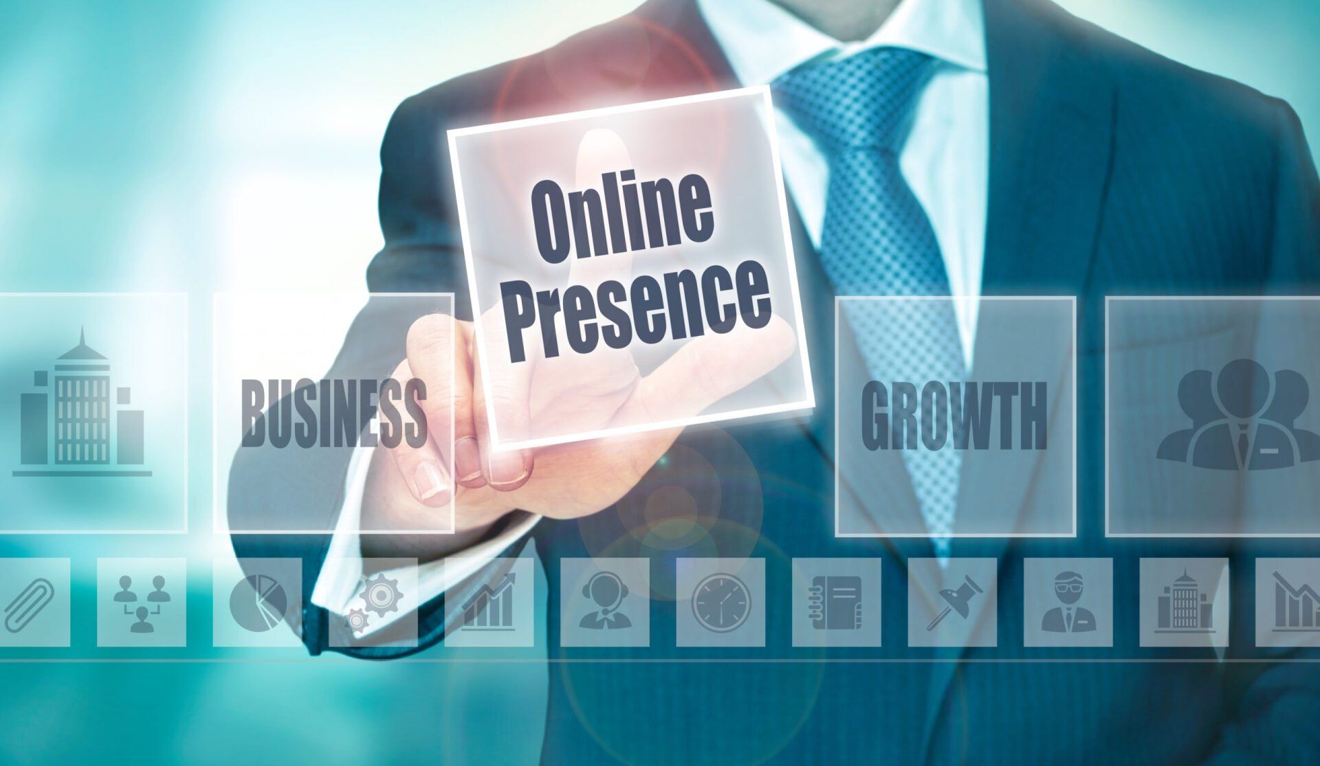 clicked Online presence