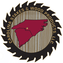 A logo for carolina stakes and wood products llc