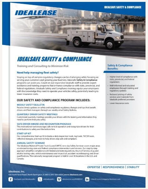 Download Information about Idealease Safety and Compliance Programs