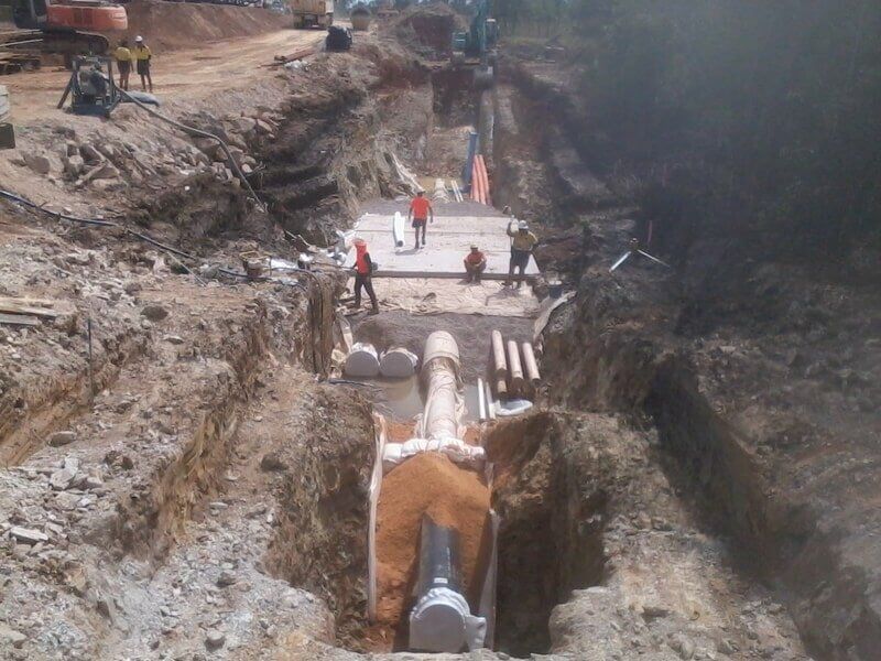 Pipe Laying - Mitchell Creek
