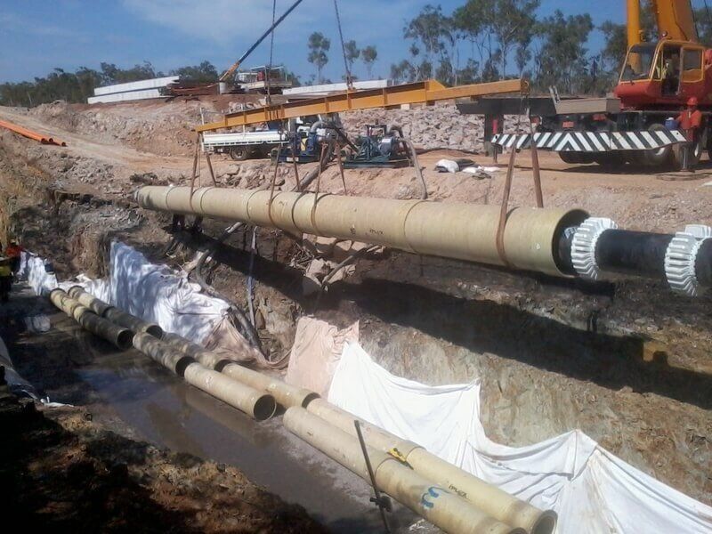 Pipe Laying - Mitchell Creek