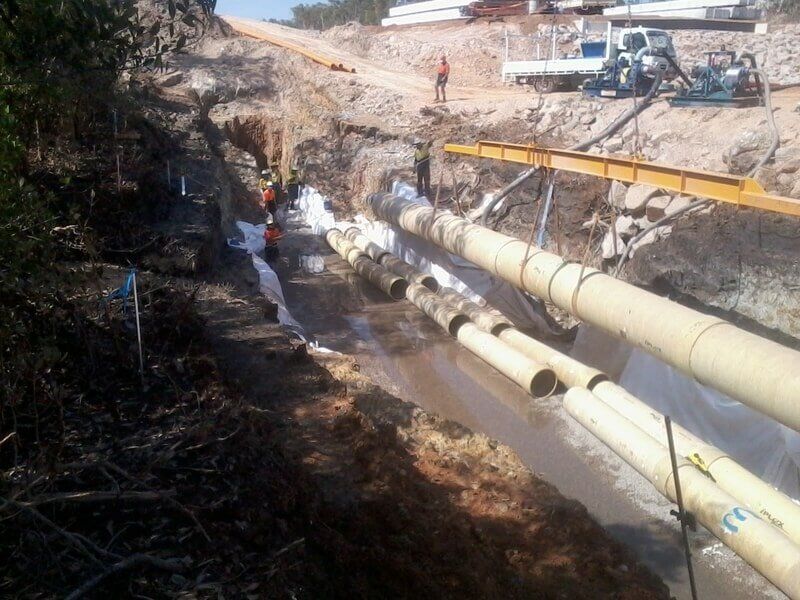 Pipe Laying - Mitchell Creek