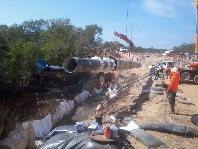 Pipe Laying - Mitchell Creek