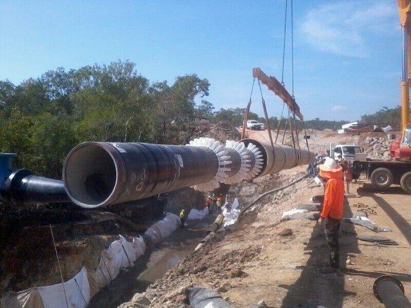 Pipe Laying - Mitchell Creek