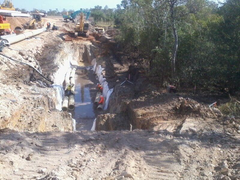 Pipe Laying - Mitchell Creek