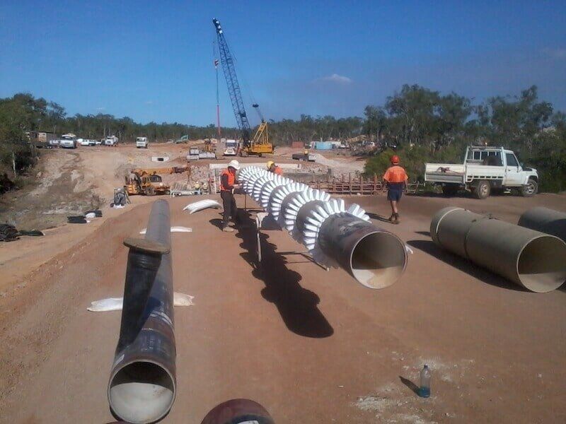 Pipe Laying - Mitchell Creek