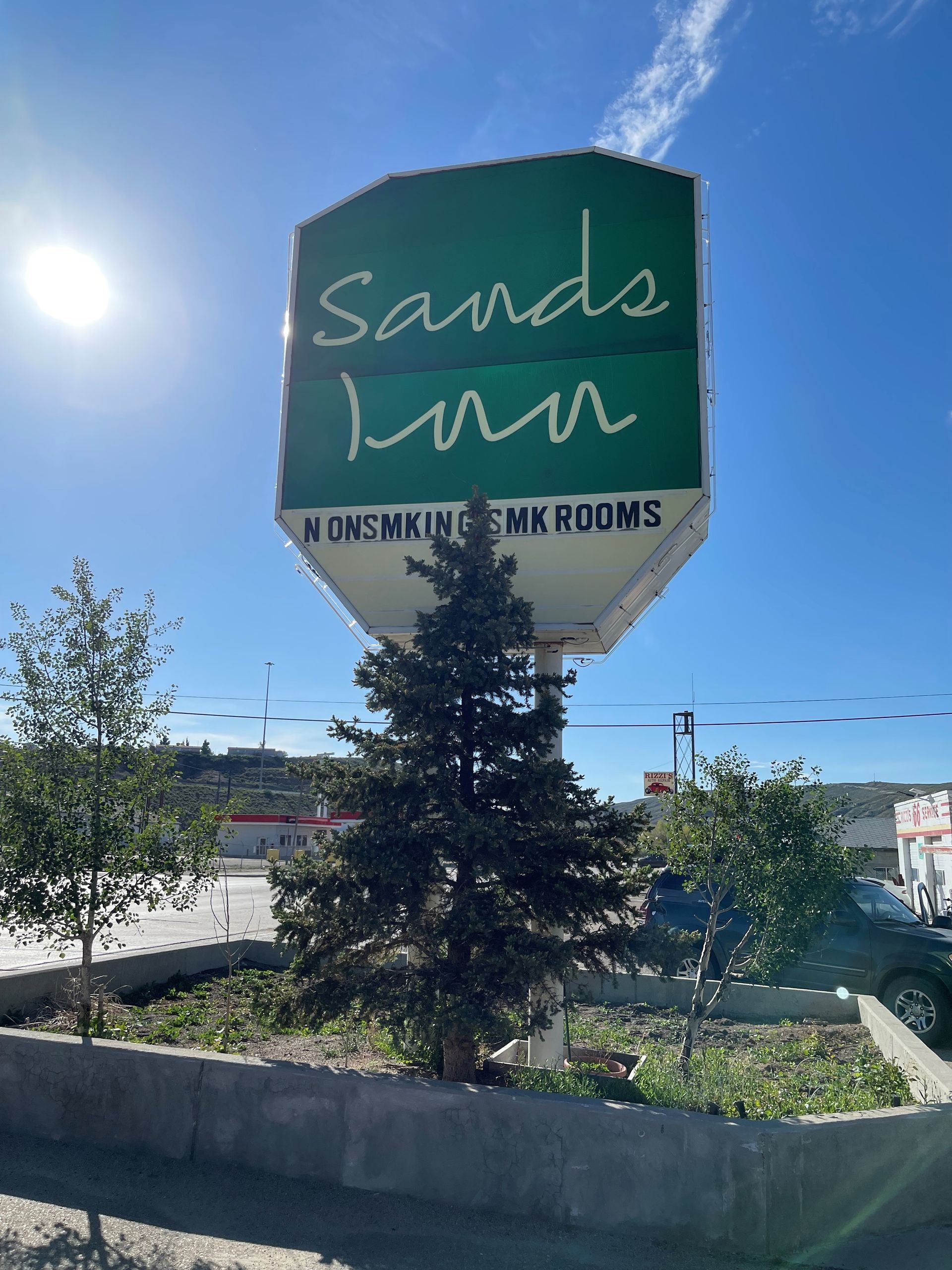 Cat On The Bed — Rock Springs, WY — Sands Inn