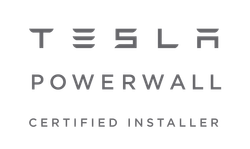 The battery storage for homes is a tesla powerwall and we are a certified installer.