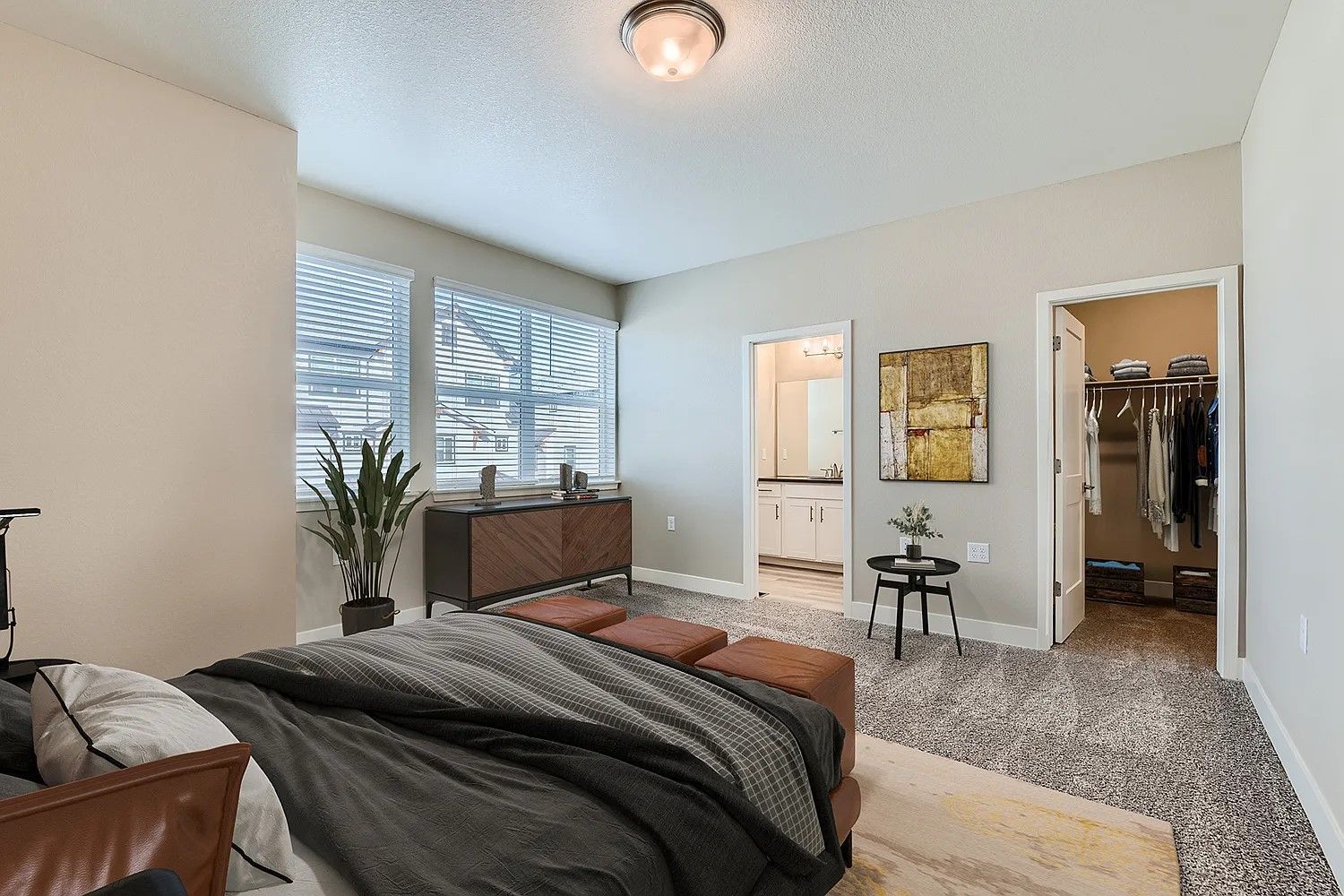 Orange floorplan, second floor primary bedroom space