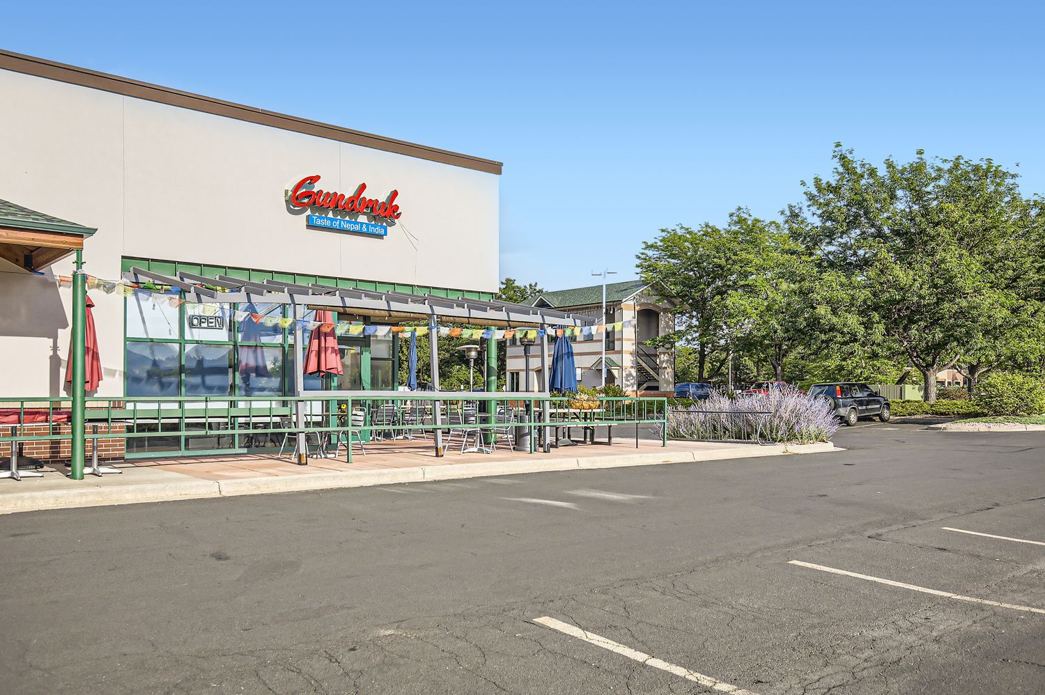 Front entrance of shop