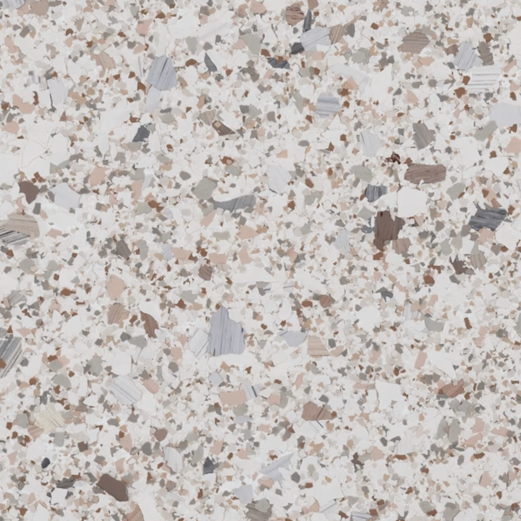 Un gros plan d'un comptoir en granit blanc et marron