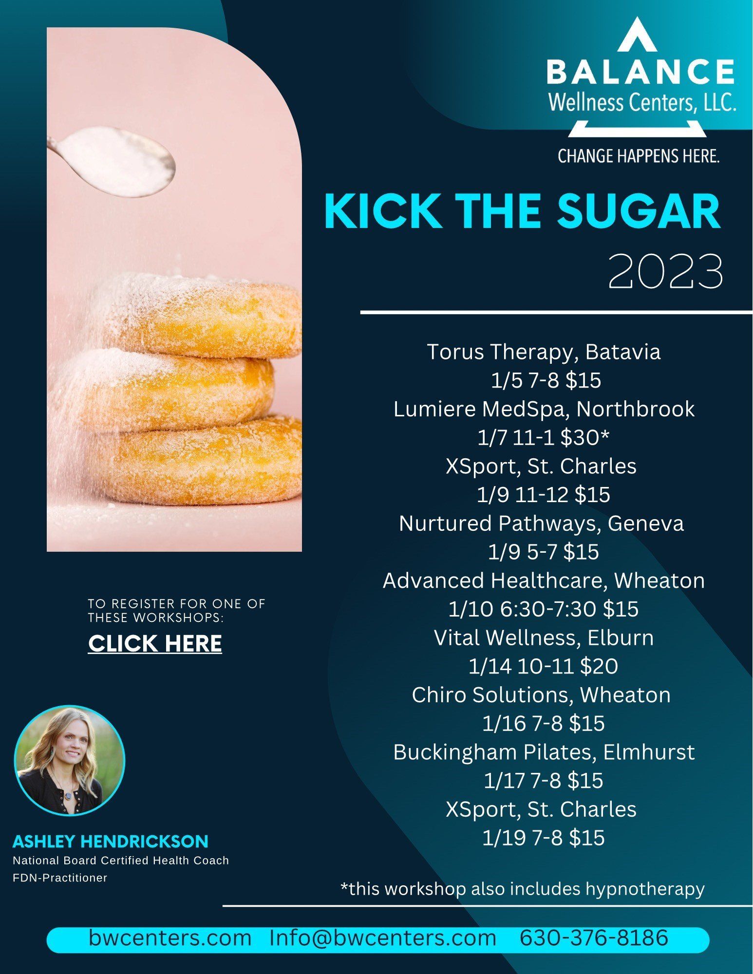 Kick The Sugar — Batavia, IL — Balance Wellness Centers