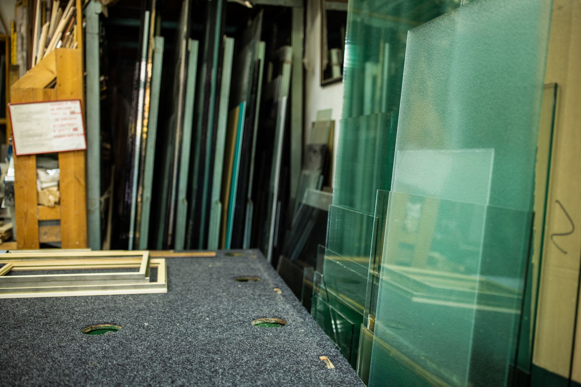 A Man Repairing the Windows — Madison, WI — Patriot Glass LLC