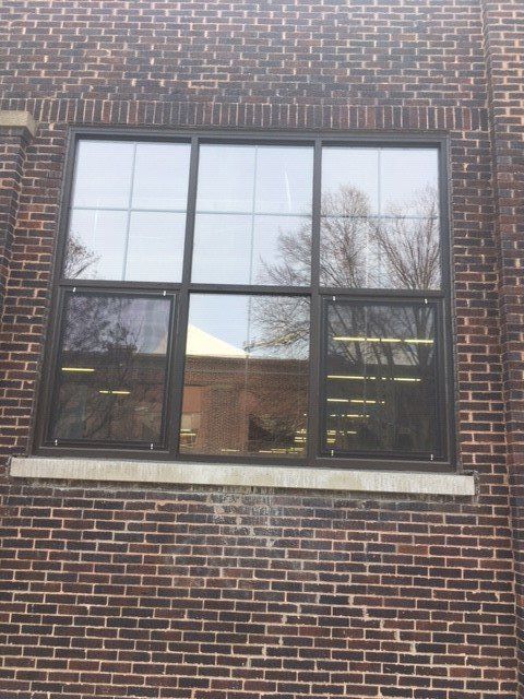 Window on Brick Wall — Madison, WI — Patriot Glass LLC