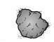 A black and white drawing of a melanoma diameter on a white background.