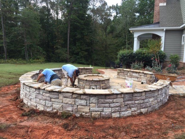 Firepit Installation