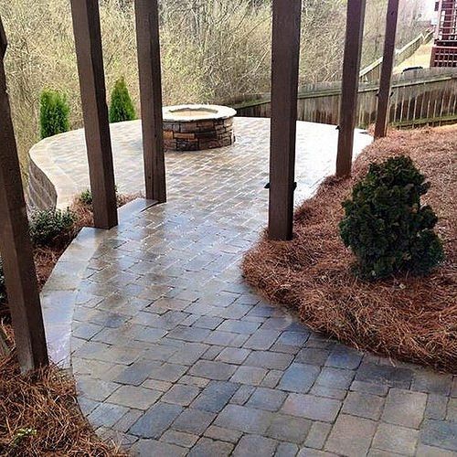 Dawsonville GA Hardscape project