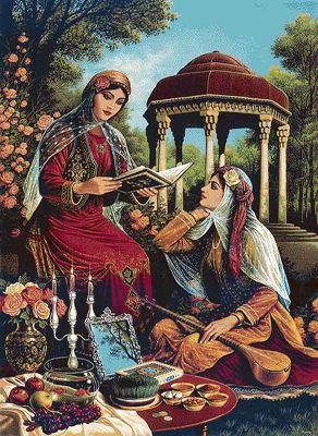 تابلو فرش ماشینی - 700 شانه - 10 رنگ - اندازه 70*100 - کد 112