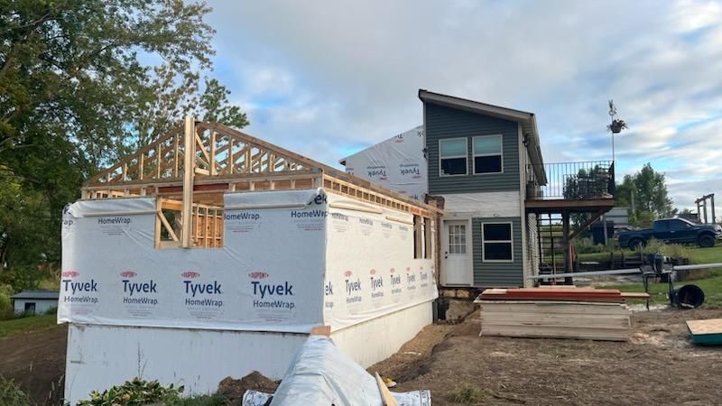 custom built home in Platteville, Wisconsin