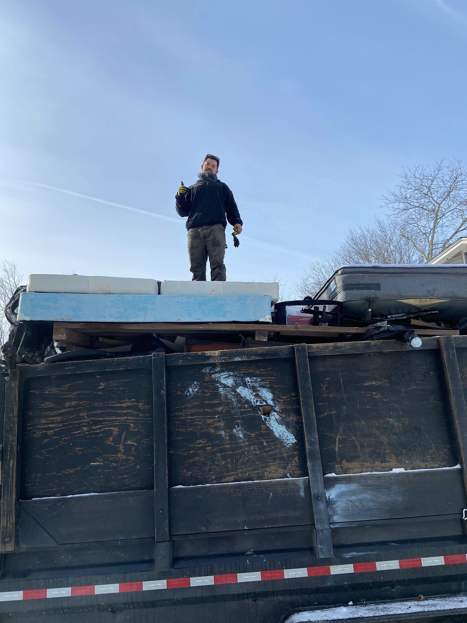 Man On Truck | Rock Hill, NY | Garcia’s Property Preservation
