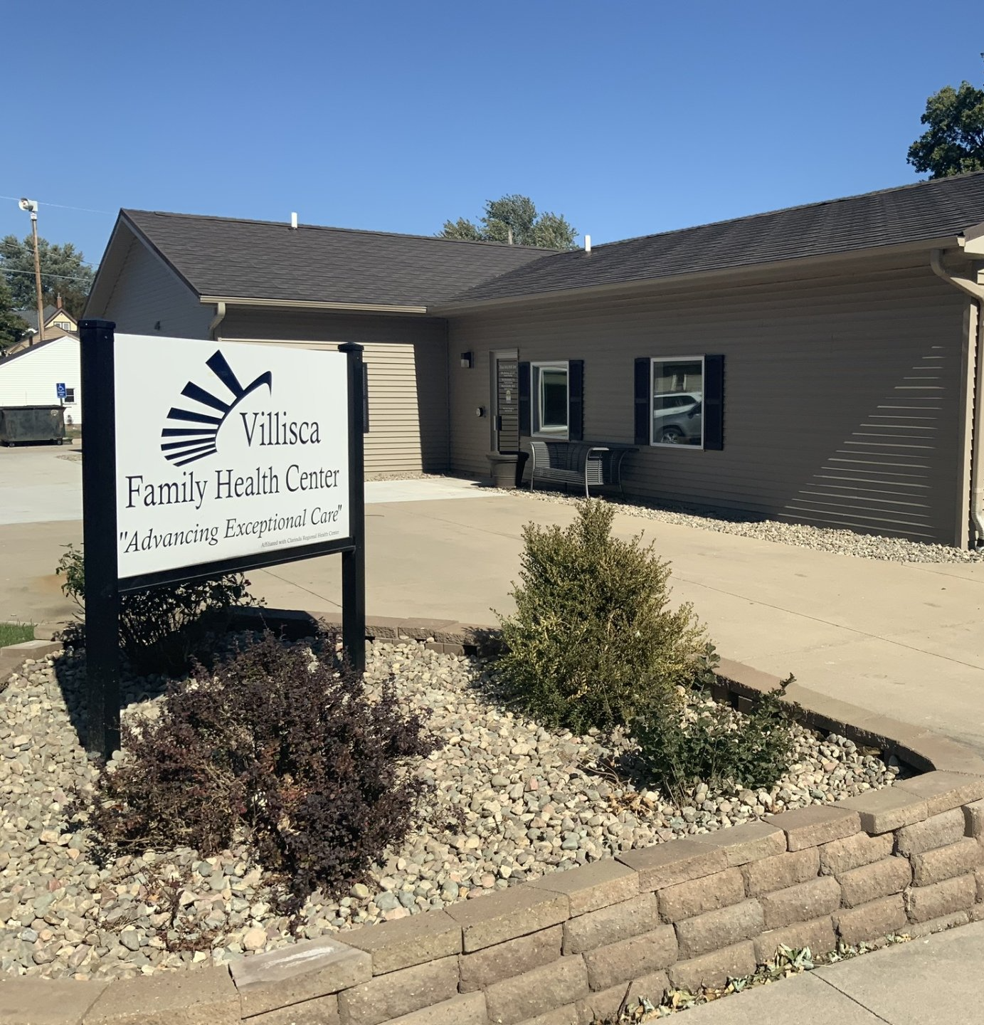 Exterior of the Villisca Family Health Center