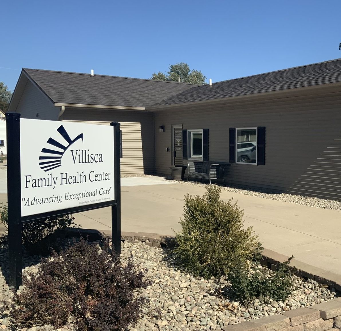 Exterior of the Villisca Family Health Center