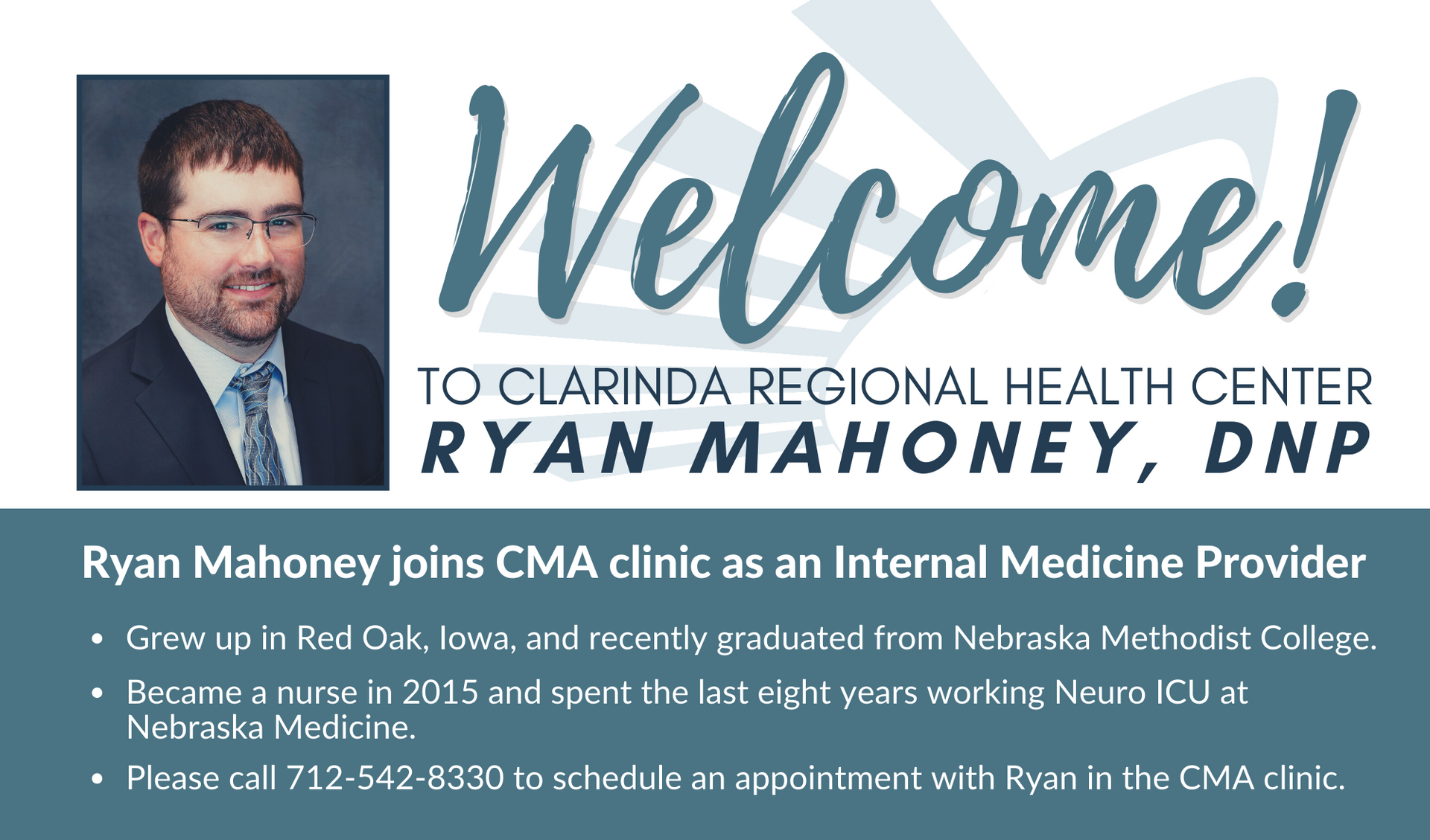 CRHC Welcomes New Internal Medicine Provider