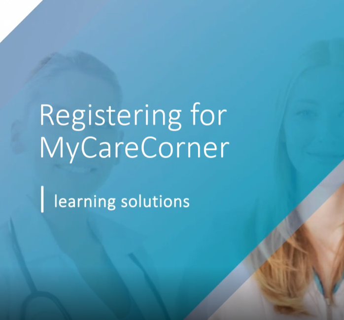 Registering for MyCareCorner