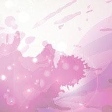 Sfondo astratto composto da forme fluide, morbide e sovrapposte, traslucide