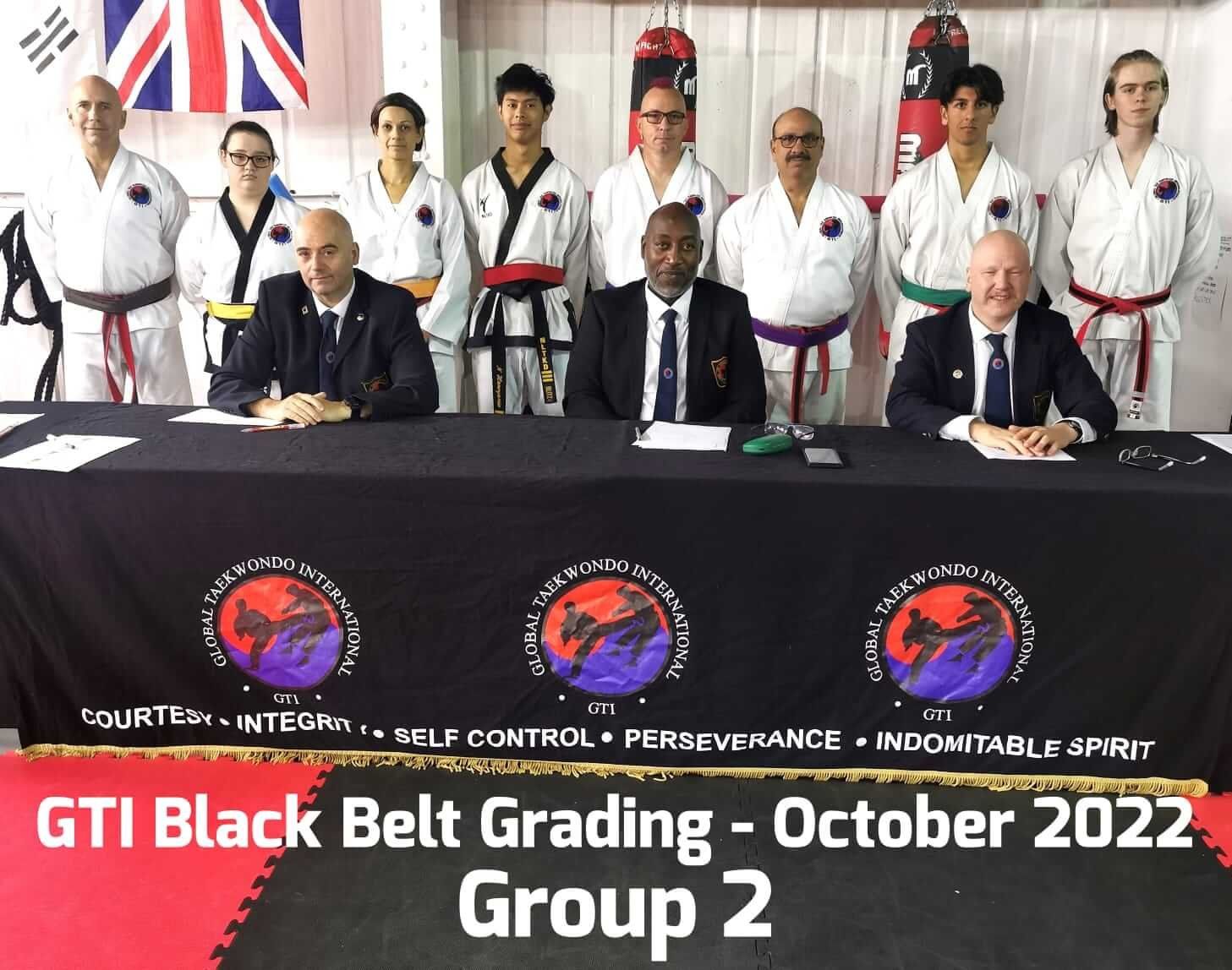 Black belt grading 9th Oct. 2022 Group 2