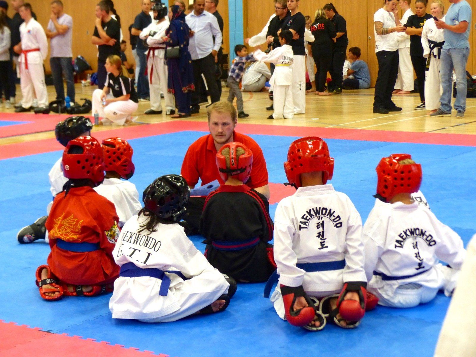 junior sparring competitors