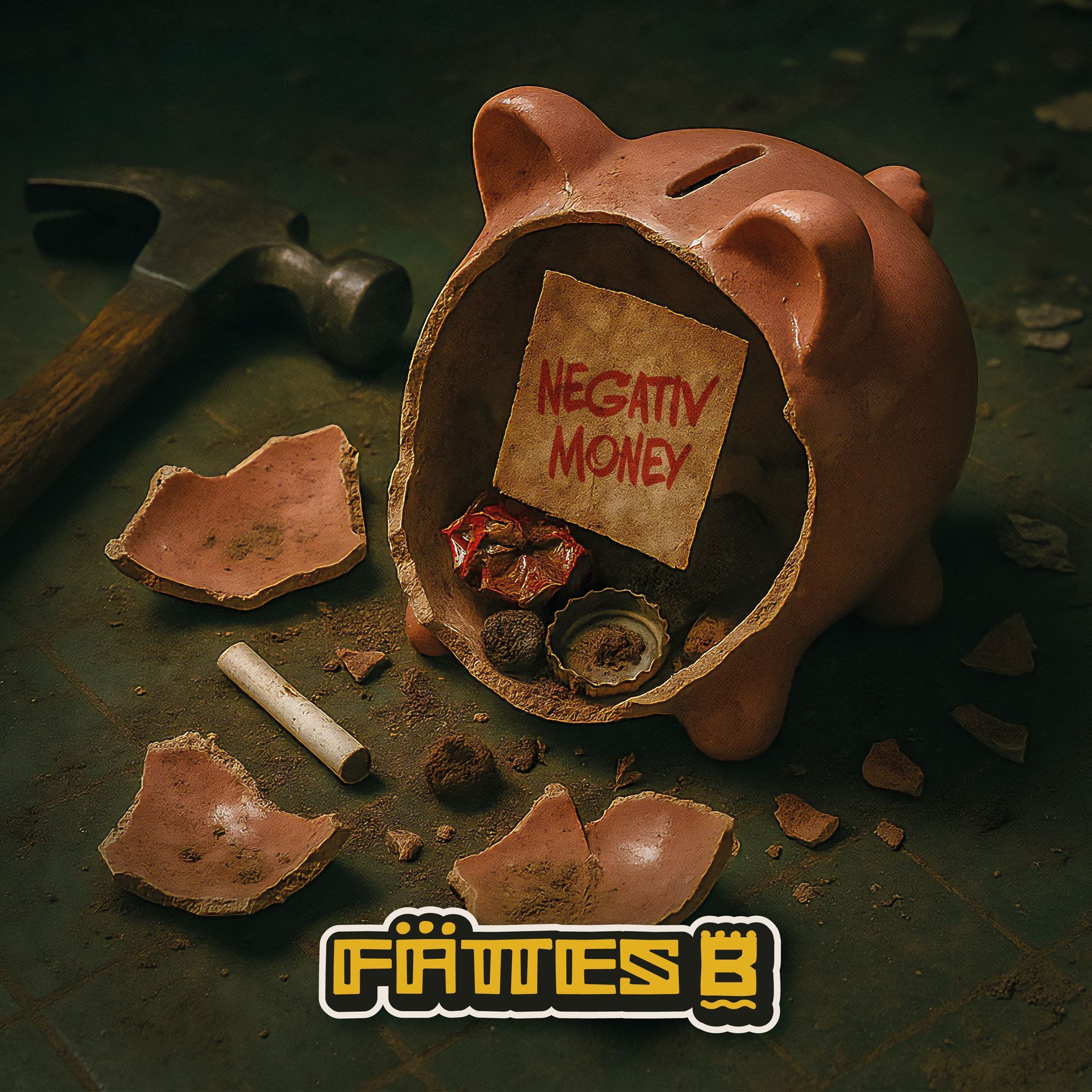 Cover der Single Negativ Money von FÄTTES B