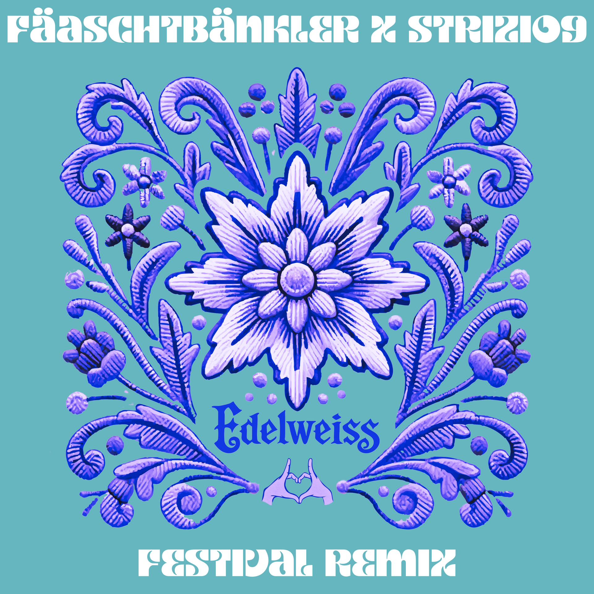 Cover der Single Edelweiss - Festival Remix von Fäaschtbänkler und Strizi09