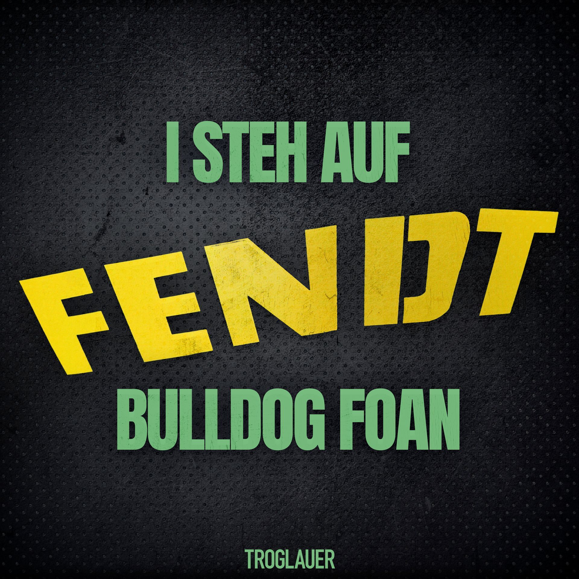 Das Cover der neuen Single I steh auf Fendt Bulldog foan