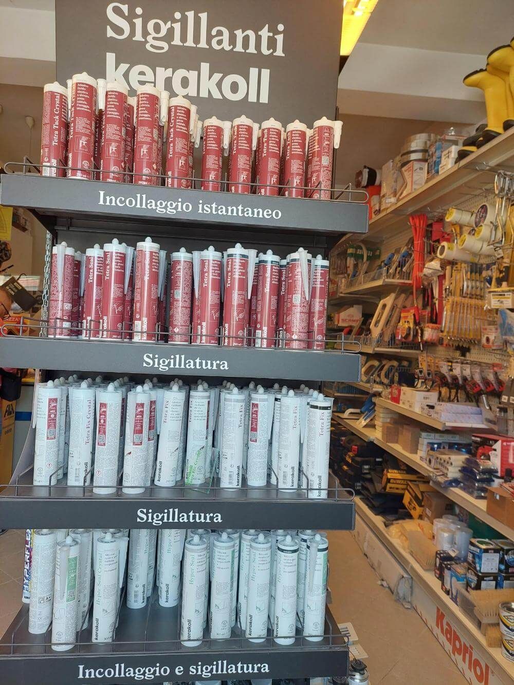 esposizione di sigillanti