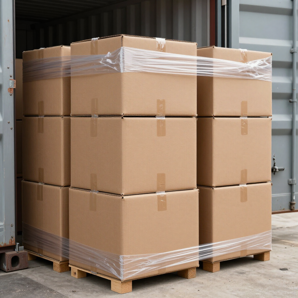 Cajas y contenedor para mudanza internacional