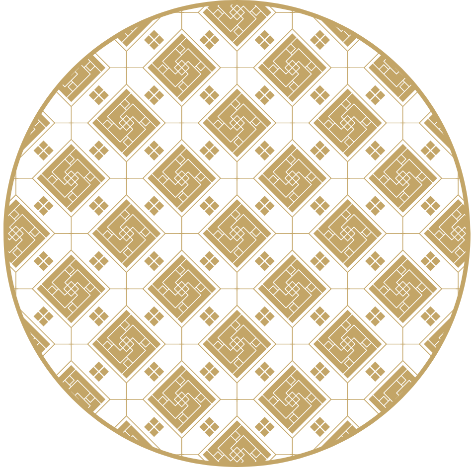 Kreisförmige Dekoration
