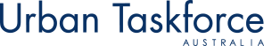 Urban Taskforce Australia logo in dark blue.