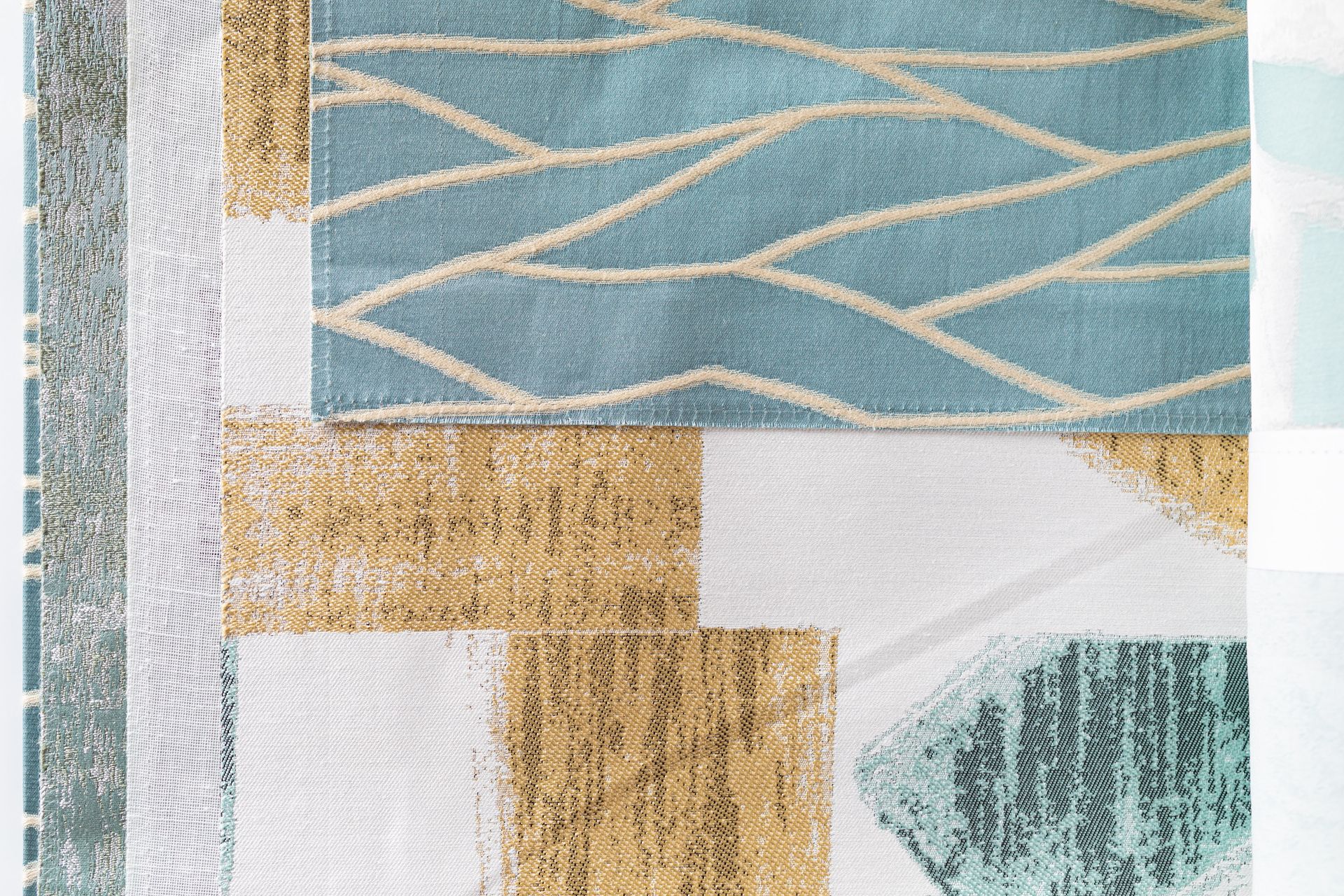 A close up of a piece of fabric with a pattern on it.