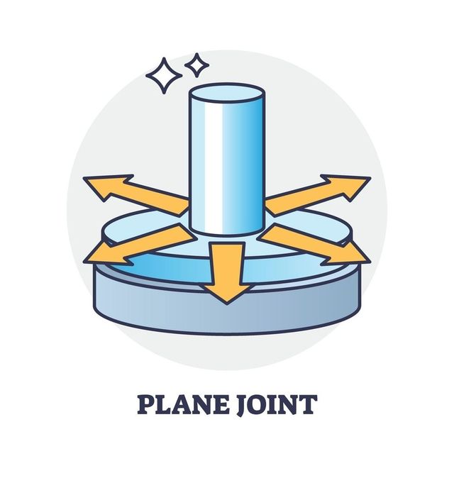 gliding joint diagram