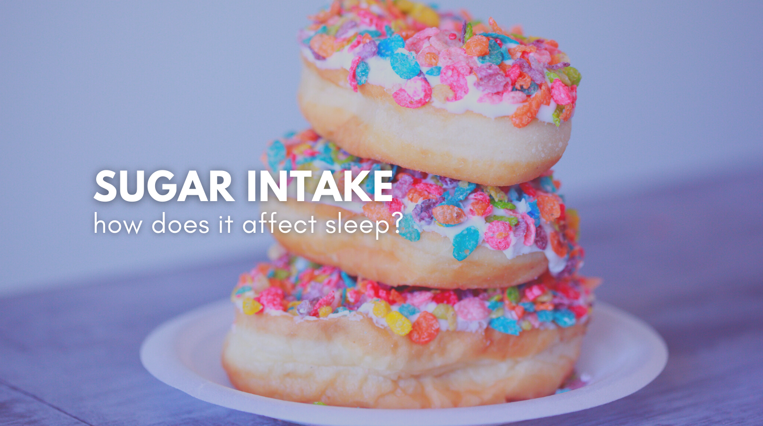 Sugar Intake and Sleep Graphic